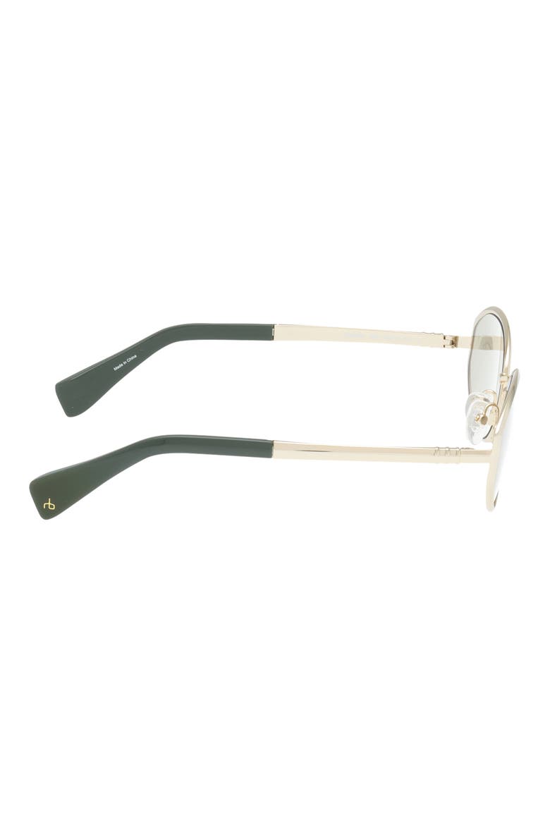 55mm Oval Sunglasses, Alternate, color, GOLD / OLIVE GREEN / OLIVE