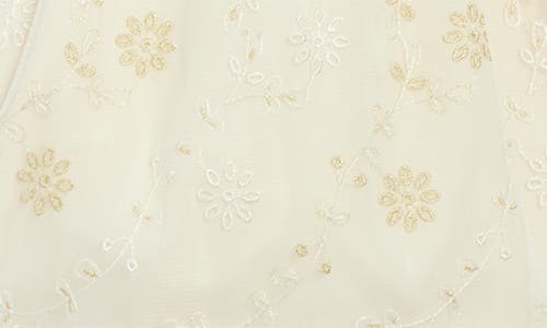 Pippa & Julie Kids' Sienna Embroidered Party Dress In White