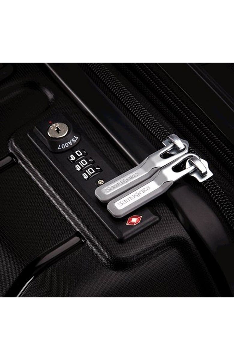 Samsonite Freeform 2-Piece Set (21/28) Hardside Expandable with Double Spinner Wheels, Alternate, color, Black