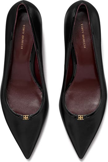 Tory Burch Double T Buckle Kitten Heel Pump (Women) | Nordstrom