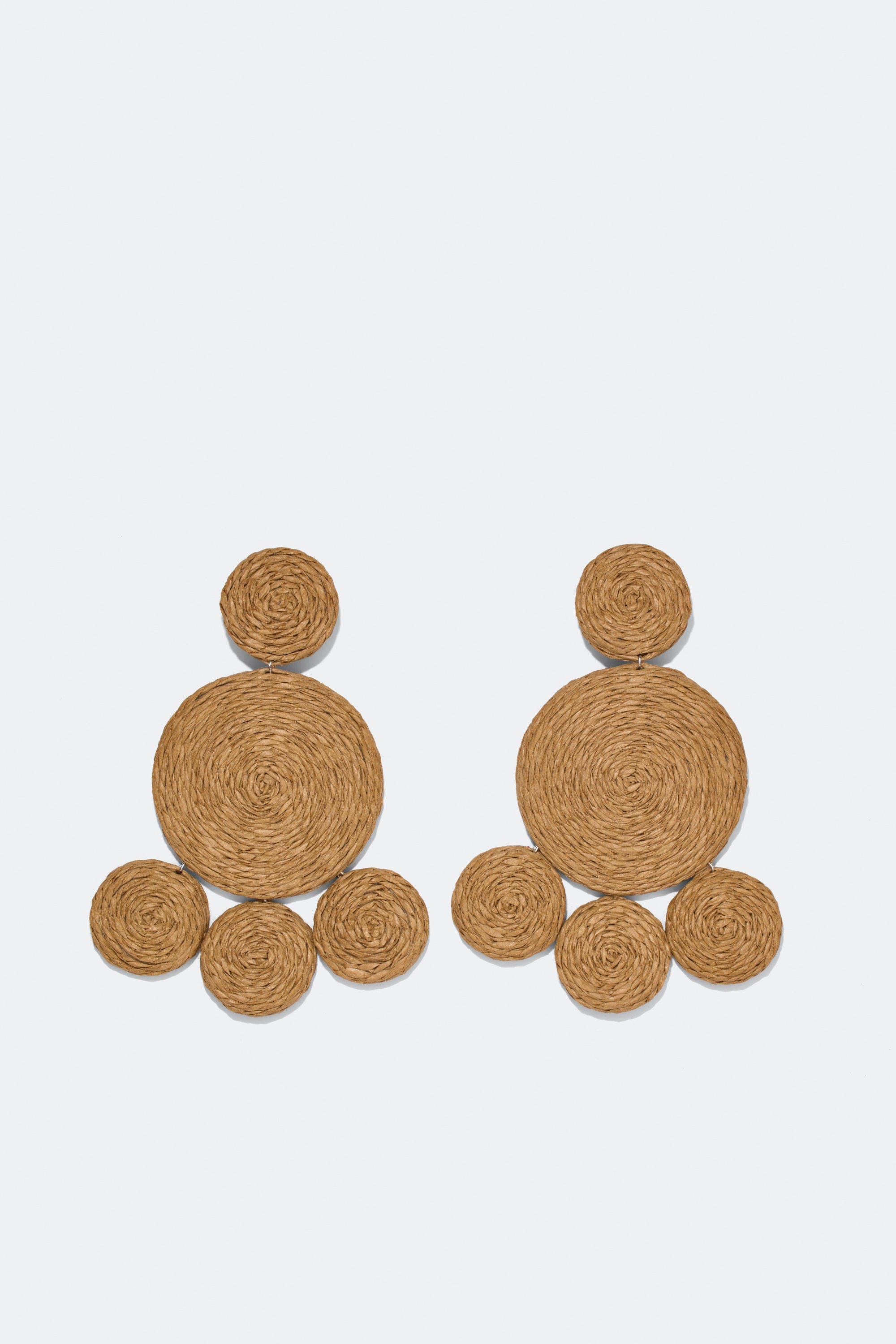 SIMONMILLER Raffia Deco Earring, Main, color, 