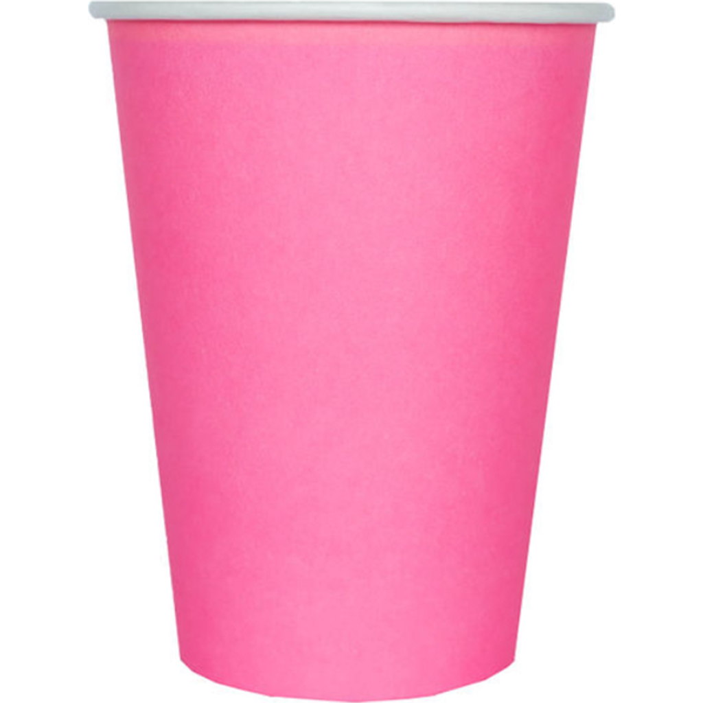 Jollity & Co Shade Collection 12 oz Cups In Flamingo