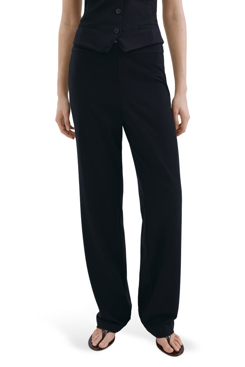 Wide Leg Pants, Main, color, NAVY