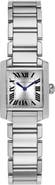 Alfred Sung Mini Square Two-Hand Quartz Bracelet Watch, 20mm x 20mm