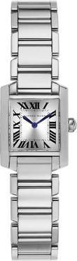 Alfred Sung Mini Square Two-Hand Quartz Bracelet Watch, 20mm x 20mm
