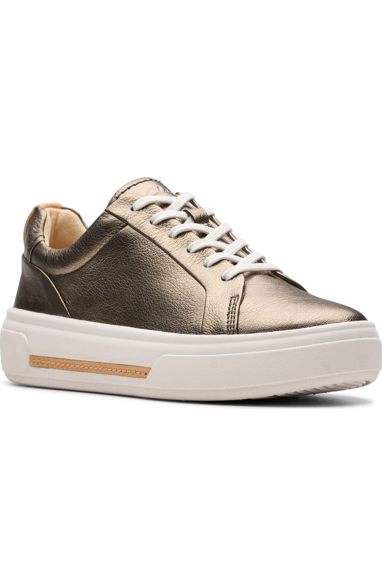 Clarks<sup>®</sup> Hollyhock Walk Sneaker, Main, color, Metallic
