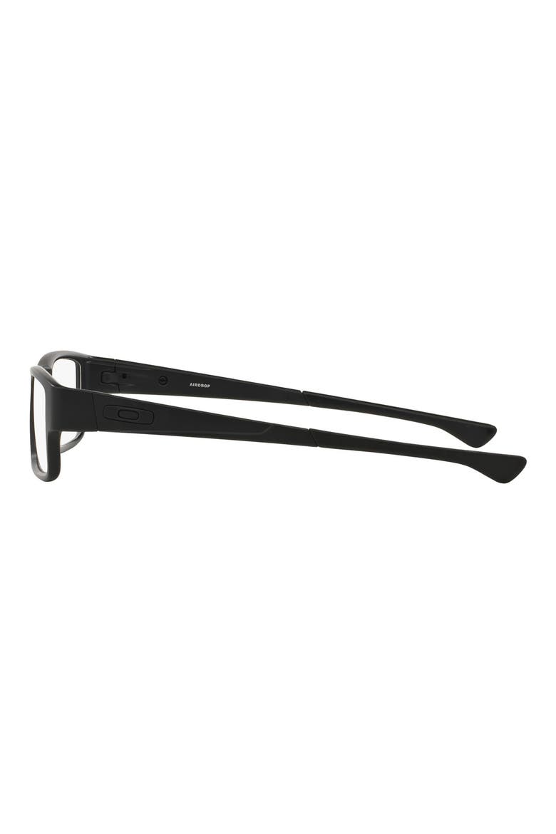 Airdrop™ 55mm Rectangular Optical Glasses, Alternate, color, BLACK