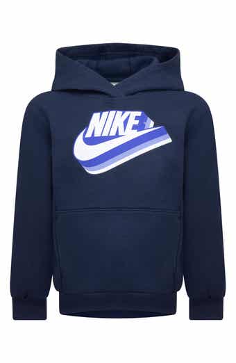 Nike Kids' Swoosh Futura Graphic Print Hoodie