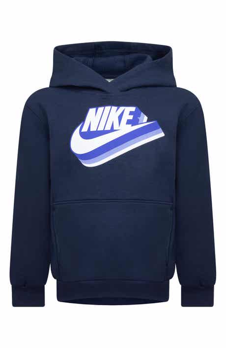 Nike Kids' Swoosh Futura Graphic Print Hoodie