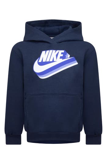 NIKE NIKE KIDS' SWOOSH FUTURA GRAPHIC PRINT HOODIE