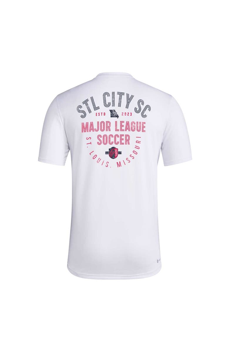 adidas Men's adidas White St. Louis City SC AEROREADY Local Stoic T-Shirt, Alternate, color,