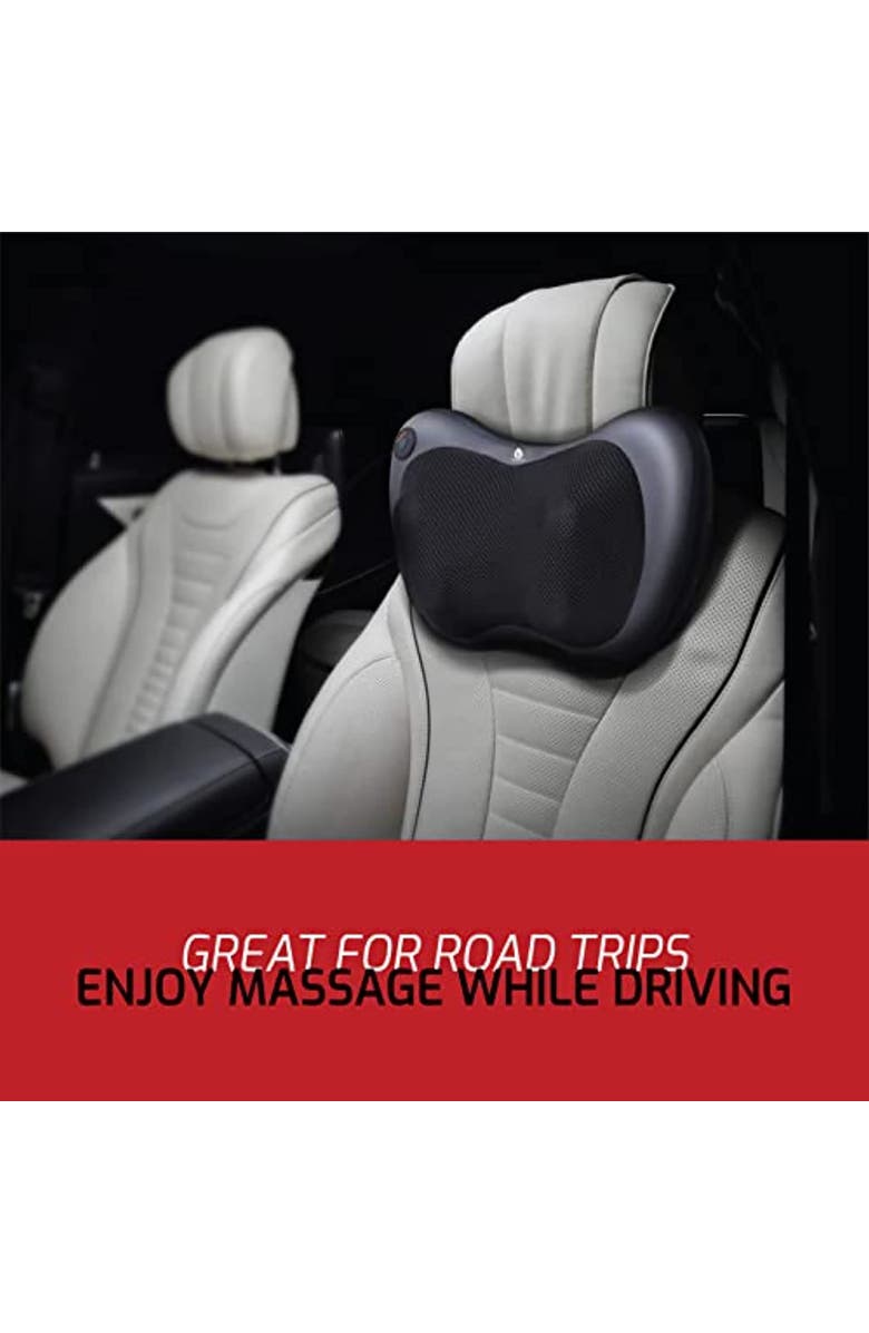 PURSONIC Shiatsu Heating Neck & Back Massager, Alternate, color, Black