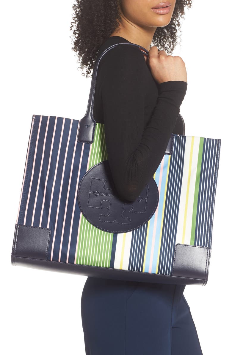 Tory Burch Ella Floral Print Tote, Alternate, color,