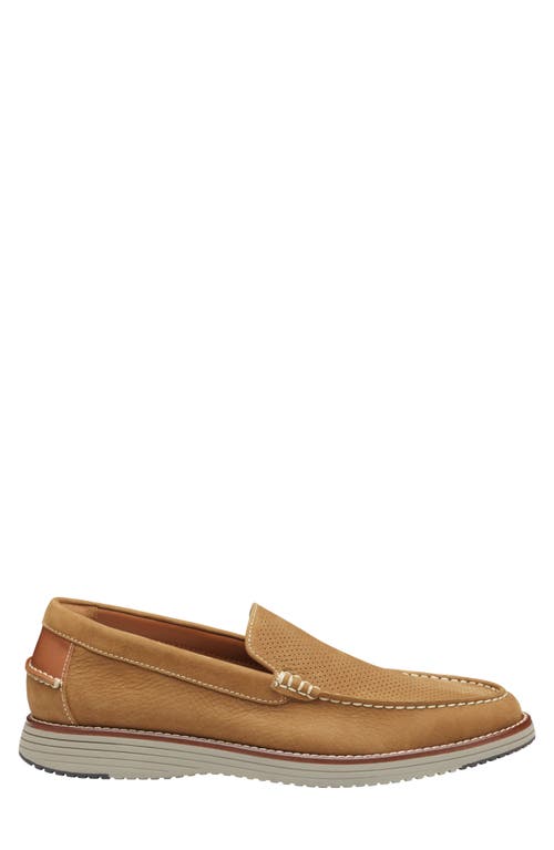 Johnston & Murphy Men's Lyles Venetian Loafers In Snuff Nubuck