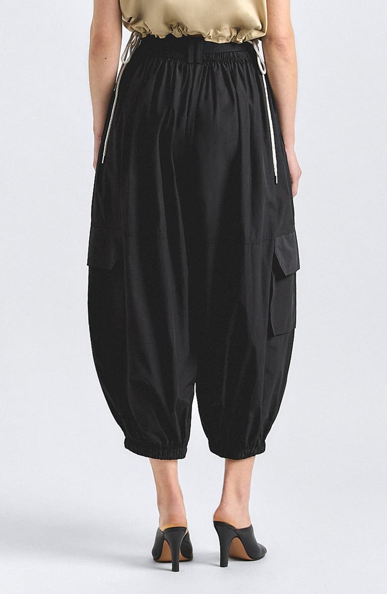 Derek Lam 10 Crosby Tamsin Crop Cargo Pants, Alternate, color, Black