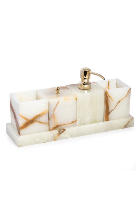 5-Piece Marble Vanity Set