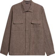 Sunspel Linen Overshirt