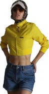 Members Only Women's Mini Cropped Racer Jacket
