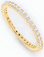 Mint & Lily April Birthstone Eternity Stacking Ring
