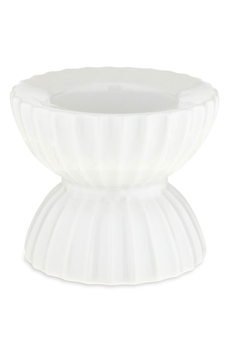 Lyngby Porcelaen Tura 2.6-Inch Candleholder, Main, color, White