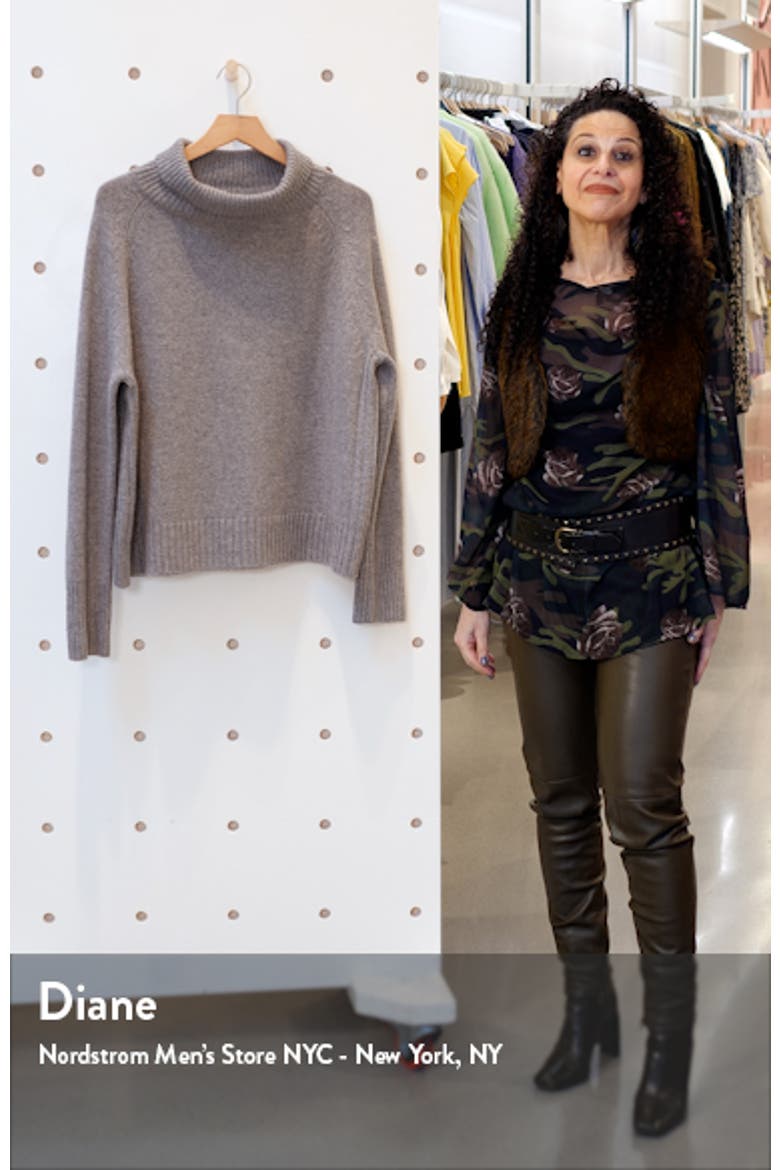 Lanie Cashmere Turtleneck Sweater video