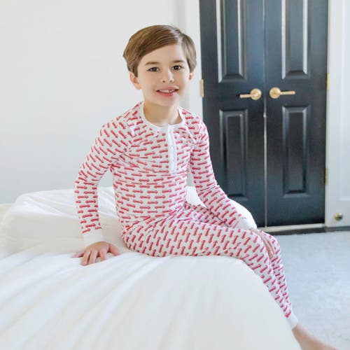 Lila And Hayes Jack Boys' Pajama Pant Set In Pink