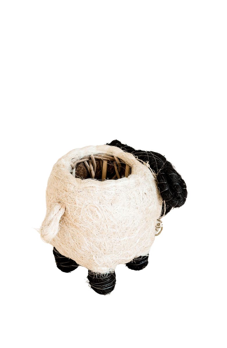 LIKHA Farm Animal Coco Coir Planters, Alternate, color, Natural White