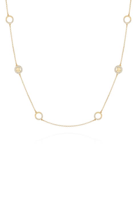 Crystal Station Necklace