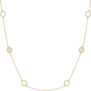 T Tahari Crystal Station Necklace