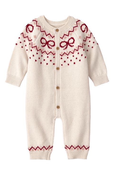 Kids' Organic Cotton Sweater Jumpsuit