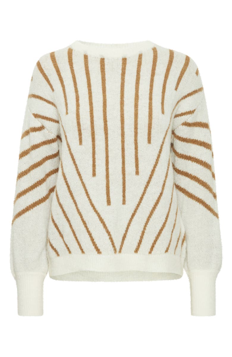 B.YOUNG Otika Jacquard Sweater, Main, color, Marshmellow Mix