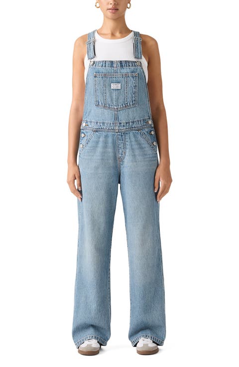 Baggy Denim Overalls