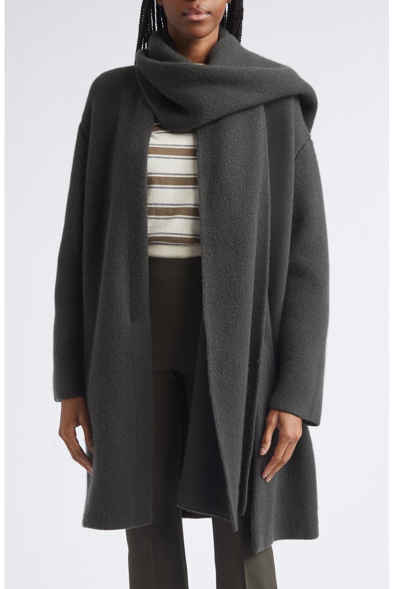 Drape Sweater Coat, Main, color, DARK THYME
