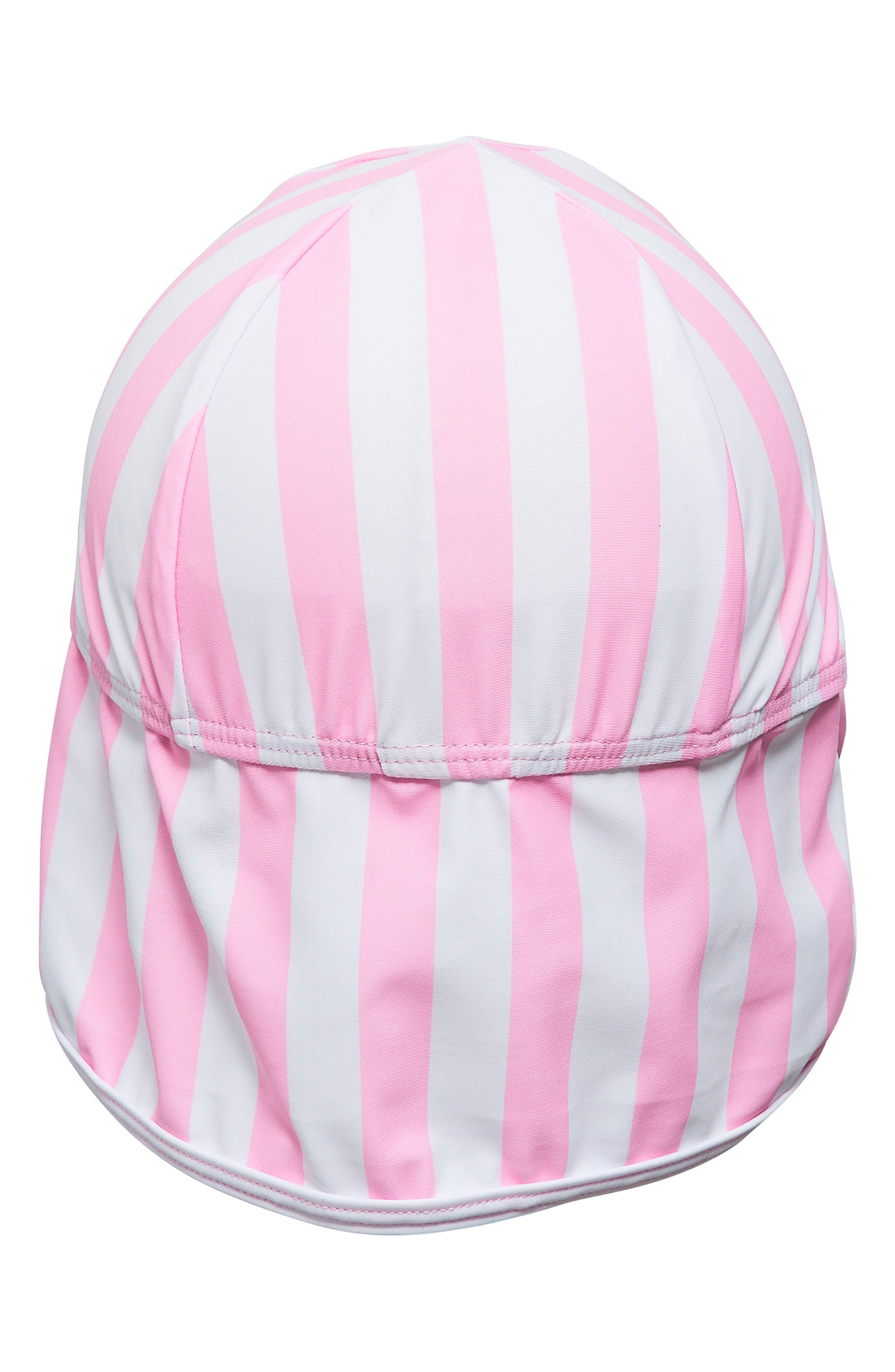Snapper Rock Kids' Stripe Floating Flap Hat in Pink 