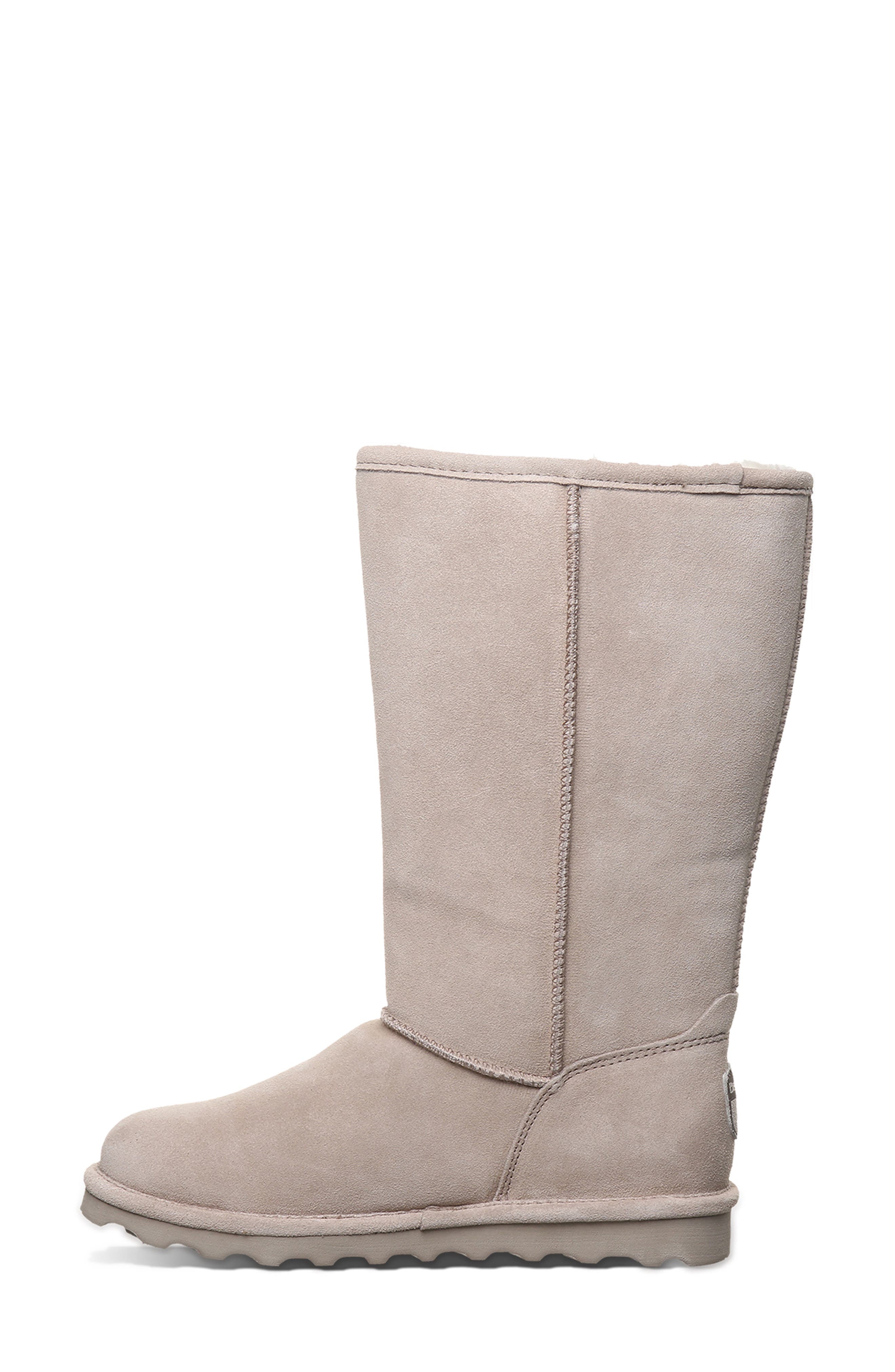 BEARPAW Elle Tall Genuine Shearling Lined Suede Winter Boot - Wide Shaft, Alternate, color, 
