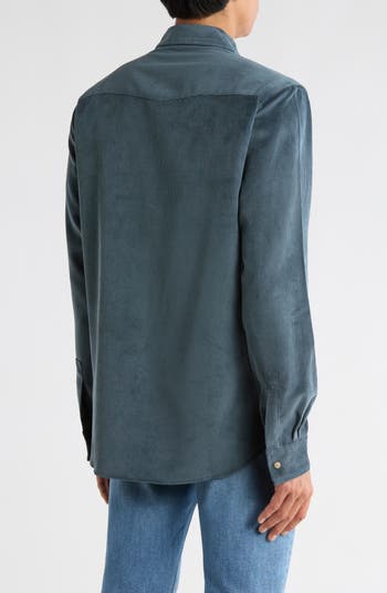 Stretch Corduroy Western Shirt