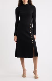 Elie Tahari The Adhara Long Sleeve Sweater Dress