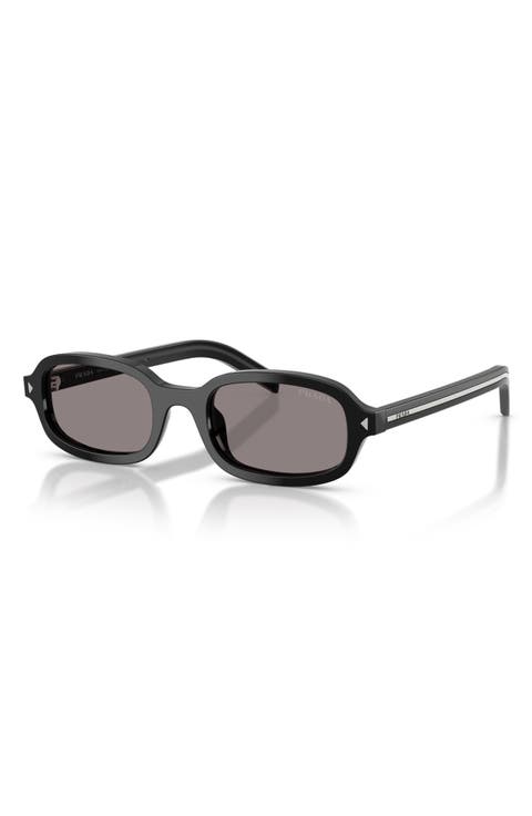 52mm Oval Sunglasses