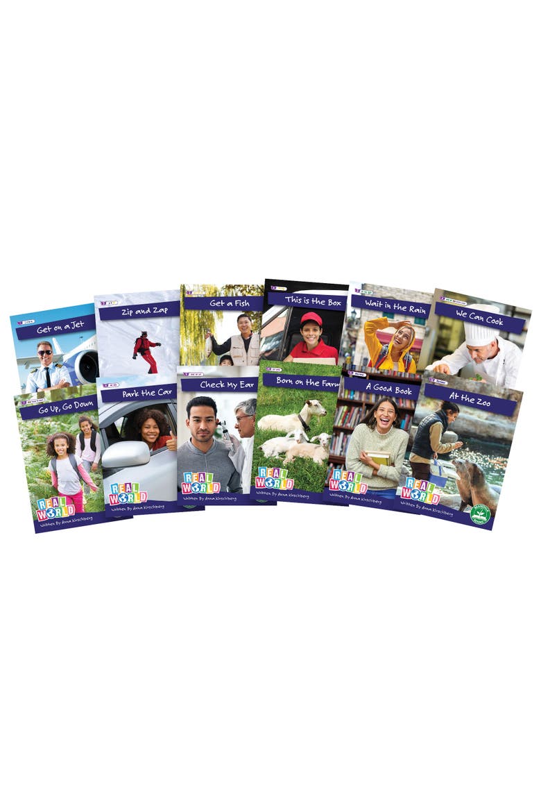 Real World Phase 3 Hilo Decodable Books, 6 Set, Alternate, color, Multicolored