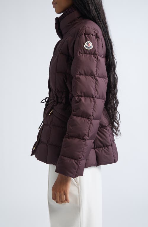 Moncler Antigone Box Quilted Down Jacket In Purple