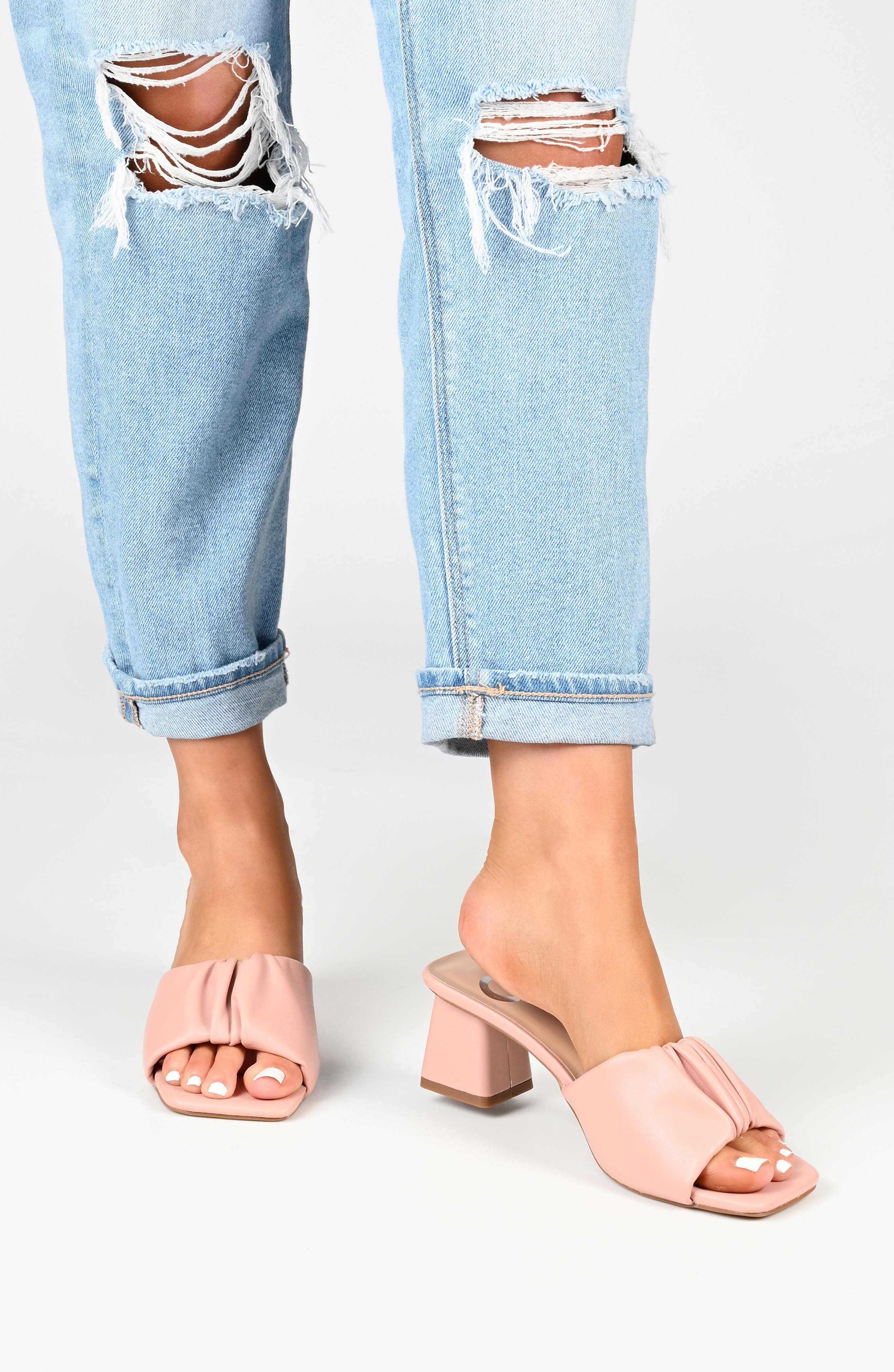 Journee Collection Briarr Heeled Mule, Alternate, color, Tan