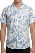 Report Collection Abstract Print Camp Shirt