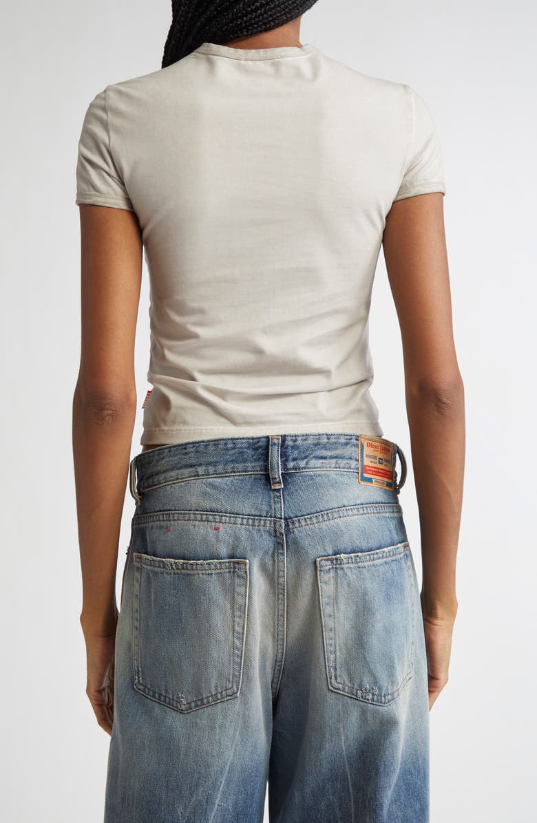 DIESEL<sup>®</sup> T-Nekka Necklace Embosssed T-Shirt, Alternate, color, Chalk/ White