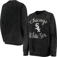 G-III 4HER BY CARL BANKS Women's G-III 4Her by Carl Banks Black Chicago White Sox Script Comfy Cord Pullover Sweatshirt