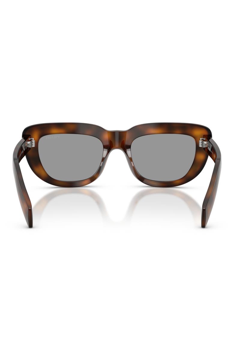 54mm Rectangular Sunglasses, Alternate, color, JUNIPER TORTOISE / GREY