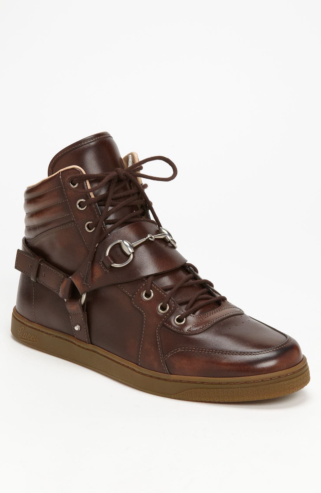 'Coda - Horse Bit' Sneaker, Main, color, BROWN