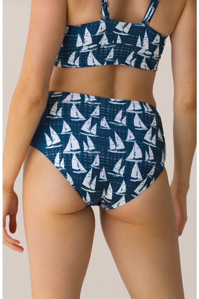 Zip Pocket Swim Bottom, Alternate, color, Nautical