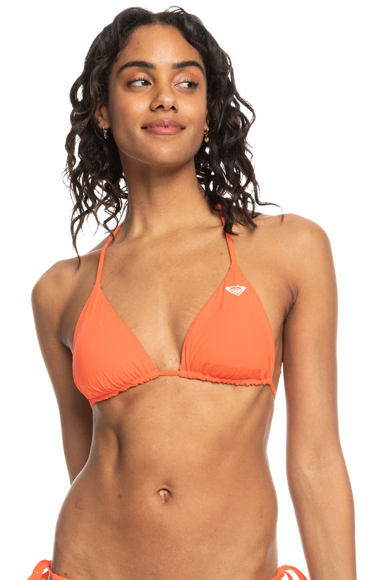 x Kate Bosworth Reversible Triangle Bikini Top, Alternate, color, SUNBURN POSITIVITY