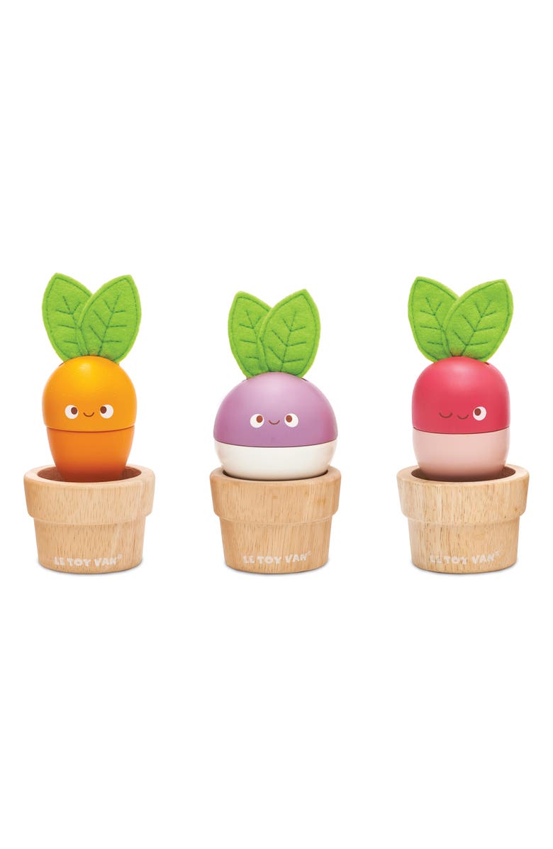 Le Toy Van Stacking Veggies Toy Kit, Main, color, 