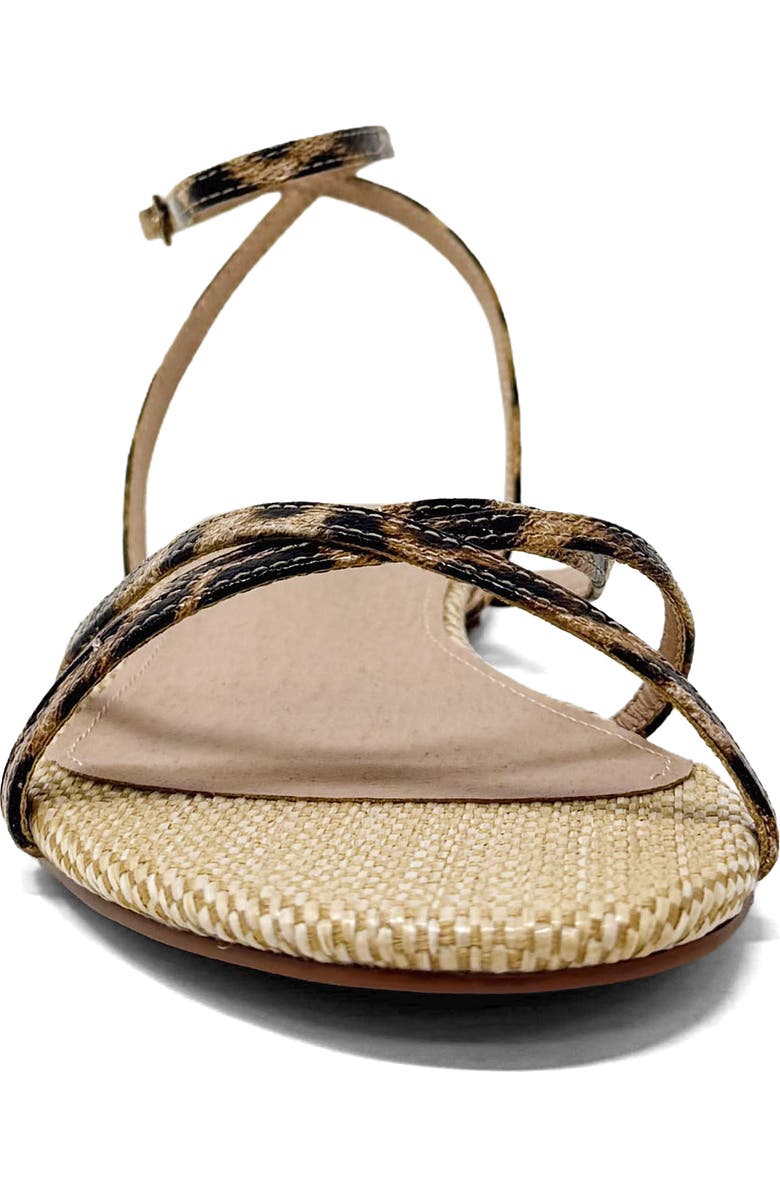 SHUSHOP Betty Ankle Strap Sandal, Alternate, color, Leopard Print